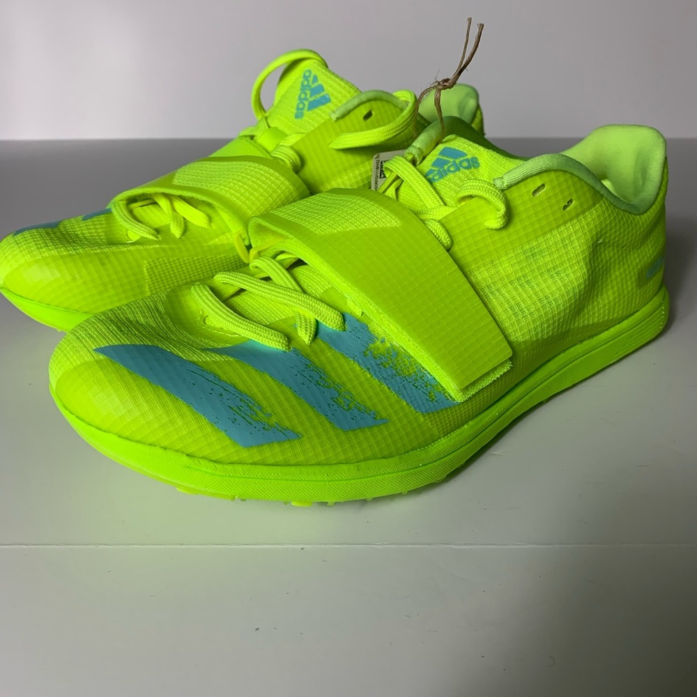 Adidas Adizero Prime Sprint Spikes ‘Solar Yellow Clear Aqua’